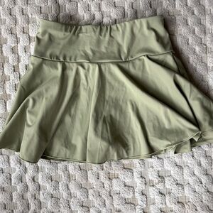 Halara- Women’s Olive Green Circle Skirt - Performance Stretch